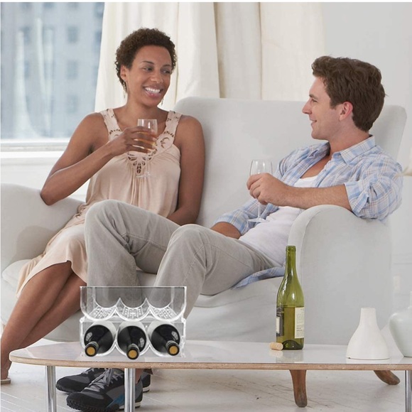 Stackable Wine Rack, 3-pack, (holds 9 Bottles Total) - Picture 12 of 12